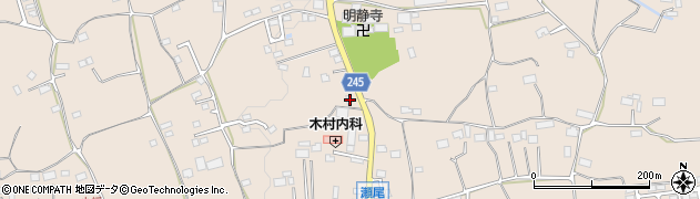 栃木県日光市瀬尾787周辺の地図