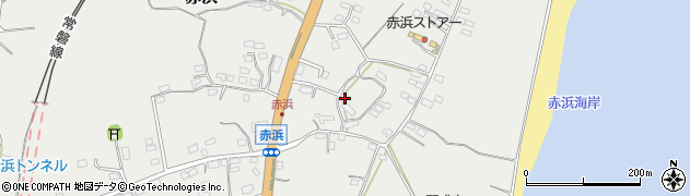 茨城県高萩市赤浜734周辺の地図