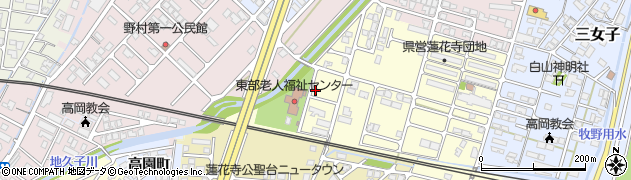 富山県高岡市蓮花寺590周辺の地図