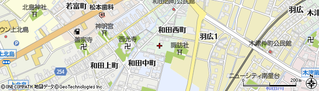 富山県高岡市和田170周辺の地図