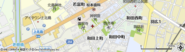 富山県高岡市和田53周辺の地図