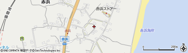 茨城県高萩市赤浜738周辺の地図