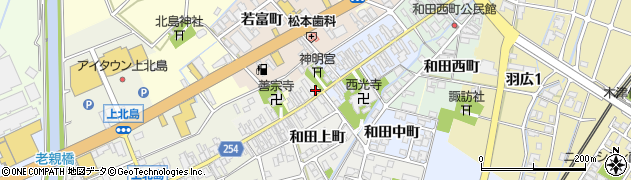 富山県高岡市和田51周辺の地図