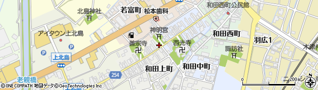 富山県高岡市和田50周辺の地図