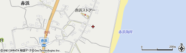 茨城県高萩市赤浜47周辺の地図