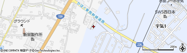 石川県かほく市宇気ツ2周辺の地図