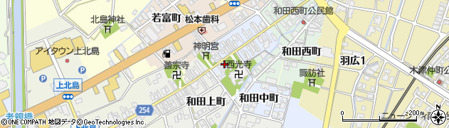 富山県高岡市和田105周辺の地図