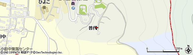 長野県中野市中野（普代）周辺の地図