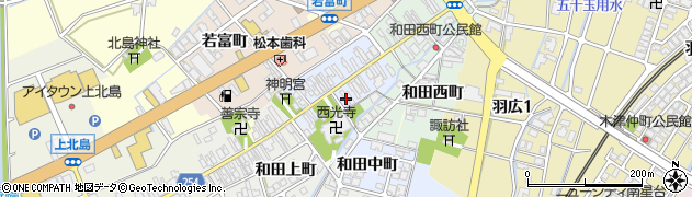富山県高岡市和田34周辺の地図