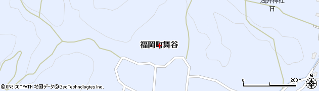 富山県高岡市福岡町舞谷周辺の地図