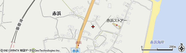 茨城県高萩市赤浜764周辺の地図