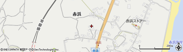 茨城県高萩市赤浜1321周辺の地図