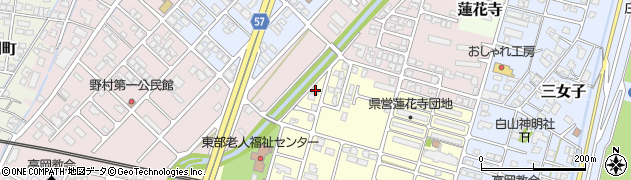 富山県高岡市蓮花寺599周辺の地図