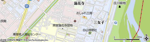 富山県高岡市蓮花寺662周辺の地図