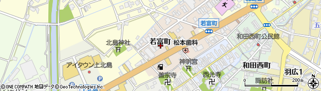 富山県高岡市若富町周辺の地図