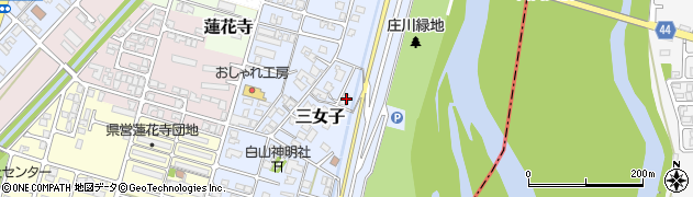 富山県高岡市三女子95周辺の地図