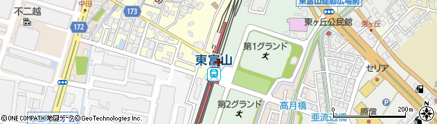 東富山駅周辺の地図