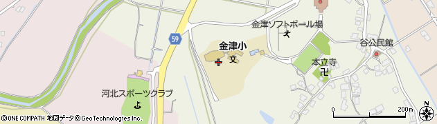 石川県かほく市谷（カ）周辺の地図