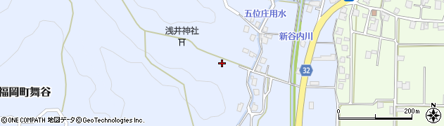 富山県高岡市福岡町赤丸5490周辺の地図