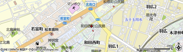 富山県高岡市和田507周辺の地図