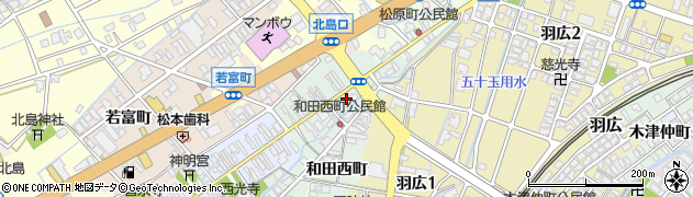 富山県高岡市和田502周辺の地図