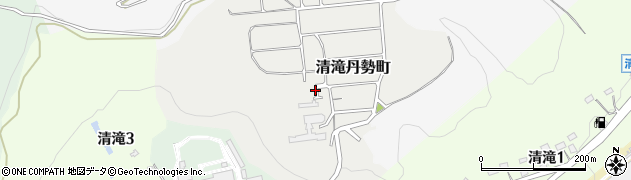 栃木県日光市清滝丹勢町周辺の地図