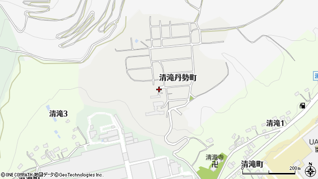 〒321-1442 栃木県日光市清滝丹勢町の地図