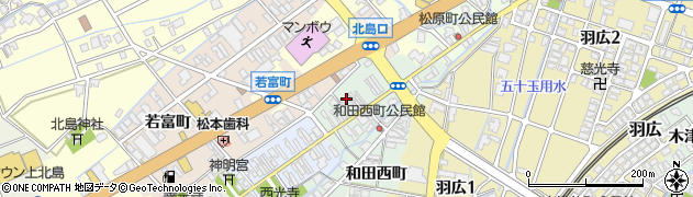 富山県高岡市和田524周辺の地図