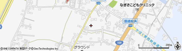 石川県かほく市松浜（ハ）周辺の地図