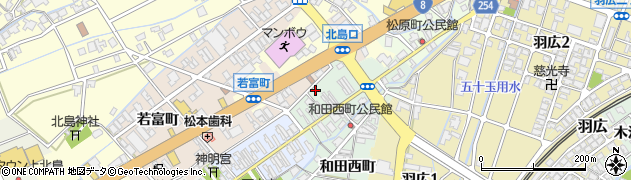 富山県高岡市和田93周辺の地図