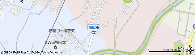 石川県かほく市横山タ41周辺の地図