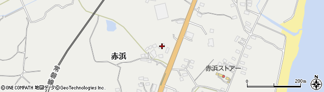 茨城県高萩市赤浜1306周辺の地図