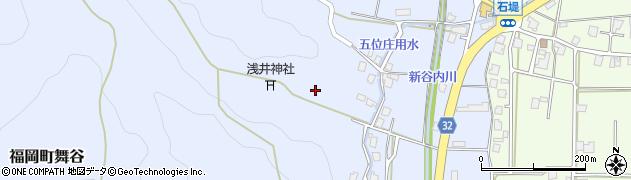 富山県高岡市福岡町赤丸5422周辺の地図