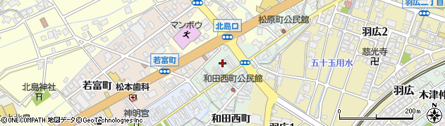 富山県高岡市和田534周辺の地図