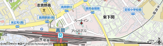 ホテルルートイン高岡駅前周辺の地図
