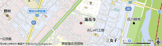 富山県高岡市蓮花寺677周辺の地図