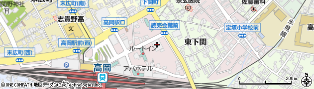読売新聞東京本社北陸支社販売課周辺の地図