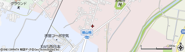 石川県かほく市横山タ40周辺の地図