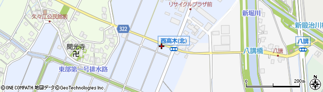 富山県射水市西高木1171周辺の地図