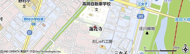 富山県高岡市蓮花寺673周辺の地図