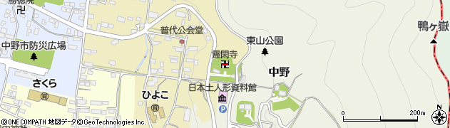 霊閑寺周辺の地図