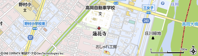 富山県高岡市蓮花寺707周辺の地図