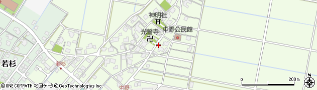 中野北周辺の地図