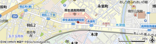 株式会社エーコープチェーンとやま　厚生連売店２Ｆ周辺の地図