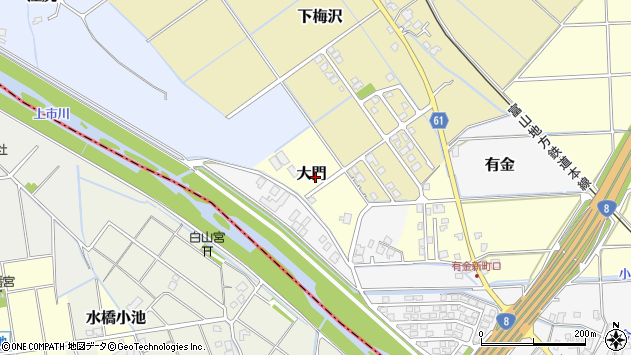 〒936-0856 富山県滑川市大門の地図
