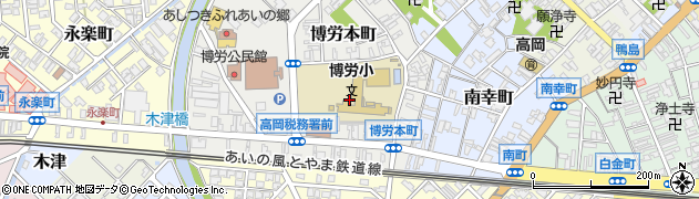 富山県高岡市博労本町5周辺の地図