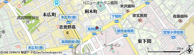 秋吉高岡事務所周辺の地図