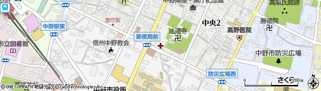 株式会社新日本警備保障　中野営業所周辺の地図