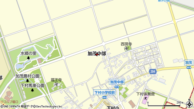 〒933-0204 富山県射水市加茂中部の地図