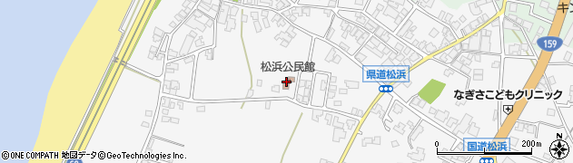 松浜公民館周辺の地図